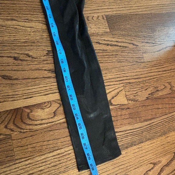 Rag & Bone | The‎ Leather Skinny Washed Black Sz 24 W1602L034 - Picture 6 of 7